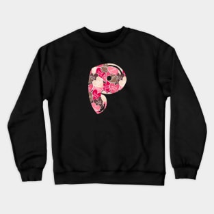 Monogram Letter P Crewneck Sweatshirt